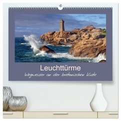 Leuchttürme - Wegweiser an der bretonischen Küste (hochwertiger Premium Wandkalender 2026 DIN A2 quer), Kunstdruck in Hochglanz Leuchttürme - Wegweiser an der bretonischen Küste (hochwertiger Premium Wandkalender 2026 DIN A2 quer), Kunstdruck in Hochglanz