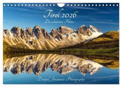 Tirol 2026 - die schönsten Plätze (Wandkalender 2026 DIN A4 quer), CALVENDO Monatskalender
