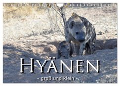 Hyänen - groß und klein (Wandkalender 2026 DIN A4 quer), CALVENDO Monatskalender