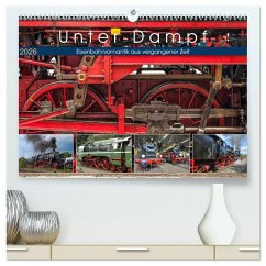 Unter Dampf - Eisenbahnromantik aus vergangener Zeit (hochwertiger Premium Wandkalender 2026 DIN A2 quer), Kunstdruck in Hochglanz Unter Dampf - Eisenbahnromantik aus vergangener Zeit (hochwertiger Premium Wandkalender 2026 DIN A2 quer), Kunstdruck in Hochglanz