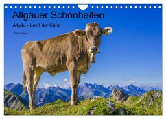 Cover Allgäuer Schönheiten Allgäu - Land der Kühe (Wandkalender 2026 DIN A4 quer), CALVENDO Monatskalender