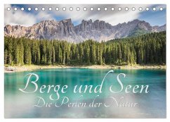 Cover Berge und Seen - Die Perlen der Natur (Tischkalender 2026 DIN A5 quer), CALVENDO Monatskalender