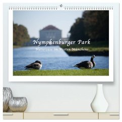 Nymphenburger Park (hochwertiger Premium Wandkalender 2026 DIN A2 quer), Kunstdruck in Hochglanz