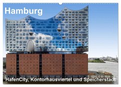 Hamburg. HafenCity, Kontorhausviertel und Speicherstadt. (Wandkalender 2026 DIN A2 quer), CALVENDO Monatskalender Hamburg. HafenCity, Kontorhausviertel und Speicherstadt. (Wandkalender 2026 DIN A2 quer), CALVENDO Monatskalender