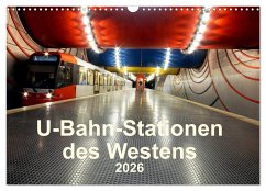 Cover U-Bahn-Stationen des Westens (Wandkalender 2026 DIN A3 quer), CALVENDO Monatskalender