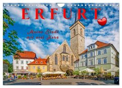 Cover Erfurt - meine Stadt mit viel Herz (Wandkalender 2026 DIN A4 quer), CALVENDO Monatskalender