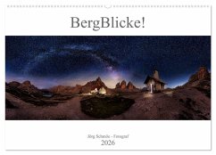 Cover BergBlicke! (Wandkalender 2026 DIN A2 quer), CALVENDO Monatskalender