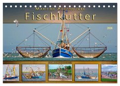 Maritime Augenblicke - Fischkutter (Tischkalender 2026 DIN A5 quer), CALVENDO Monatskalender