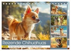 Reizende Chihuahuas. Winzige Hunde mit riesigem Ego und Grips (Tischkalender 2026 DIN A5 quer), CALVENDO Monatskalender Reizende Chihuahuas. Winzige Hunde mit riesigem Ego und Grips (Tischkalender 2026 DIN A5 quer), CALVENDO Monatskalender