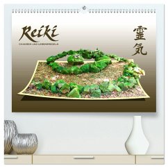 REIKI - Chakren und Lebensregeln (hochwertiger Premium Wandkalender 2026 DIN A2 quer), Kunstdruck in Hochglanz