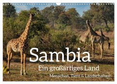 Sambia - ein großartiges Land (Wandkalender 2026 DIN A3 quer), CALVENDO Monatskalender
