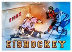 Eishockey - Fight (Wandkalender 2026 DIN A2 quer), CALVENDO Monatskalender Eishockey - Fight (Wandkalender 2026 DIN A2 quer), CALVENDO Monatskalender