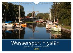 Cover Wassersport Fryslân (Wandkalender 2026 DIN A4 quer), CALVENDO Monatskalender