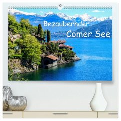 Bezaubernder Comer See (hochwertiger Premium Wandkalender 2026 DIN A2 quer), Kunstdruck in Hochglanz