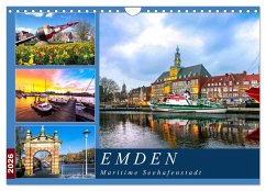 EMDEN maritime Seehafenstadt (Wandkalender 2026 DIN A4 quer), CALVENDO Monatskalender