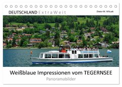 Cover Weißblaue Impressionen vom Tegernsee (Tischkalender 2026 DIN A5 quer), CALVENDO Monatskalender