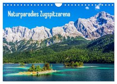 Cover Naturparadies Zugspitzarena (Wandkalender 2026 DIN A4 quer), CALVENDO Monatskalender