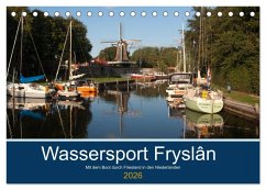 Cover Wassersport Fryslân (Tischkalender 2026 DIN A5 quer), CALVENDO Monatskalender