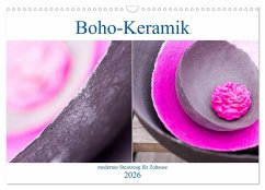 Cover Boho - Keramik, modernes Steinzeug für Zuhause (Wandkalender 2026 DIN A3 quer), CALVENDO Monatskalender