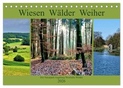 Cover Wiesen Wälder Weiher. Der Naturpark Augsburg-Westliche Wälder (Tischkalender 2026 DIN A5 quer), CALVENDO Monatskalender