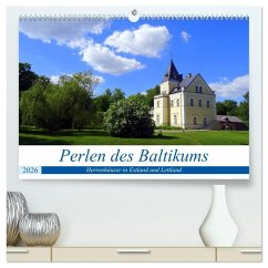 Cover Perlen des Baltikums - Herrenhäuser in Estland und Lettland (hochwertiger Premium Wandkalender 2026 DIN A2 quer), Kunstdruck in Hochglanz