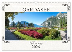 Cover Gardasee - Idylle am Lago 2026 (Wandkalender 2026 DIN A3 quer), CALVENDO Monatskalender