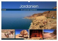 Jordanien - Ein Land der Superlative (Wandkalender 2026 DIN A2 quer), CALVENDO Monatskalender