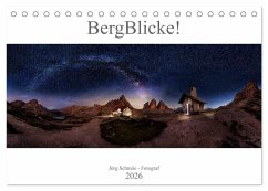 Cover BergBlicke! (Tischkalender 2026 DIN A5 quer), CALVENDO Monatskalender