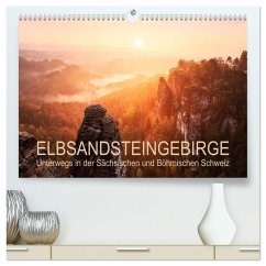 Elbsandsteingebirge: Unterwegs in der Sächsischen und Böhmischen Schweiz (hochwertiger Premium Wandkalender 2026 DIN A2 quer), Kunstdruck in Hochglanz