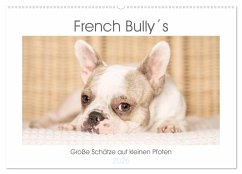 Cover French Bully´s - Große Schätze auf kleinen Pfoten (Wandkalender 2026 DIN A2 quer), CALVENDO Monatskalender