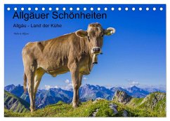 Cover Allgäuer Schönheiten Allgäu - Land der Kühe (Tischkalender 2026 DIN A5 quer), CALVENDO Monatskalender