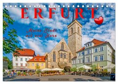 Cover Erfurt - meine Stadt mit viel Herz (Tischkalender 2026 DIN A5 quer), CALVENDO Monatskalender