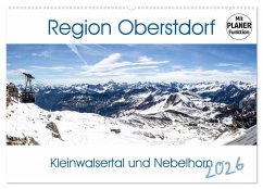 Cover Region Oberstdorf - Kleinwalsertal und Nebelhorn (Wandkalender 2026 DIN A2 quer), CALVENDO Monatskalender