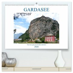 Cover GARDASEE Von Arco ganz im Norden südwärts (hochwertiger Premium Wandkalender 2026 DIN A2 quer), Kunstdruck in Hochglanz