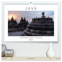 Java, Indonesische Insel im Feuerring (hochwertiger Premium Wandkalender 2026 DIN A2 quer), Kunstdruck in Hochglanz