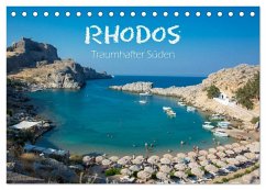 Rhodos - Traumhafter Süden (Tischkalender 2026 DIN A5 quer), CALVENDO Monatskalender Rhodos - Traumhafter Süden (Tischkalender 2026 DIN A5 quer), CALVENDO Monatskalender