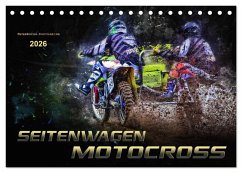 Seitenwagen Motocross (Tischkalender 2026 DIN A5 quer), CALVENDO Monatskalender