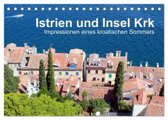 Istrien und Insel Krk - Impressionen eines kroatischen Sommers (Tischkalender 2026 DIN A5 quer), CALVENDO Monatskalender