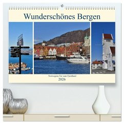 Wunderschönes Bergen. Norwegens Tor zum Fjordland (hochwertiger Premium Wandkalender 2026 DIN A2 quer), Kunstdruck in Hochglanz Wunderschönes Bergen. Norwegens Tor zum Fjordland (hochwertiger Premium Wandkalender 2026 DIN A2 quer), Kunstdruck in Hochglanz