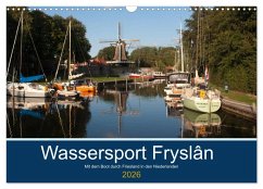 Cover Wassersport Fryslân (Wandkalender 2026 DIN A3 quer), CALVENDO Monatskalender