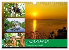 Amazonas - Faszination Regenwald (Wandkalender 2026 DIN A4 quer), CALVENDO Monatskalender