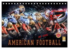American Football - so cool (Tischkalender 2026 DIN A5 quer), CALVENDO Monatskalender