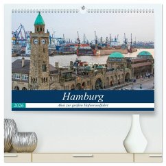 Hamburg - Ahoi zur großen Hafenrundfahrt (hochwertiger Premium Wandkalender 2026 DIN A2 quer), Kunstdruck in Hochglanz Hamburg - Ahoi zur großen Hafenrundfahrt (hochwertiger Premium Wandkalender 2026 DIN A2 quer), Kunstdruck in Hochglanz