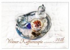 Cover Wiener Kaffeerezepte (Wandkalender 2026 DIN A3 quer), CALVENDO Monatskalender