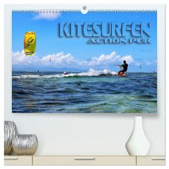 Kitesurfen - Action pur (hochwertiger Premium Wandkalender 2026 DIN A2 quer), Kunstdruck in Hochglanz Cover Kitesurfen - Action pur (hochwertiger Premium Wandkalender 2026 DIN A2 quer), Kunstdruck in Hochglanz