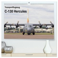 Transportflugzeug C-130 Hercules (hochwertiger Premium Wandkalender 2026 DIN A2 quer), Kunstdruck in Hochglanz