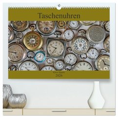 Taschenuhren (hochwertiger Premium Wandkalender 2026 DIN A2 quer), Kunstdruck in Hochglanz Taschenuhren (hochwertiger Premium Wandkalender 2026 DIN A2 quer), Kunstdruck in Hochglanz