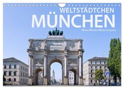 Cover Weltstädtchen München (Wandkalender 2026 DIN A4 quer), CALVENDO Monatskalender