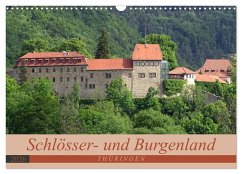 Cover Schlösser- und Burgenland Thüringen (Wandkalender 2026 DIN A3 quer), CALVENDO Monatskalender