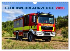 Cover Feuerwehrfahrzeuge (Wandkalender 2026 DIN A4 quer), CALVENDO Monatskalender